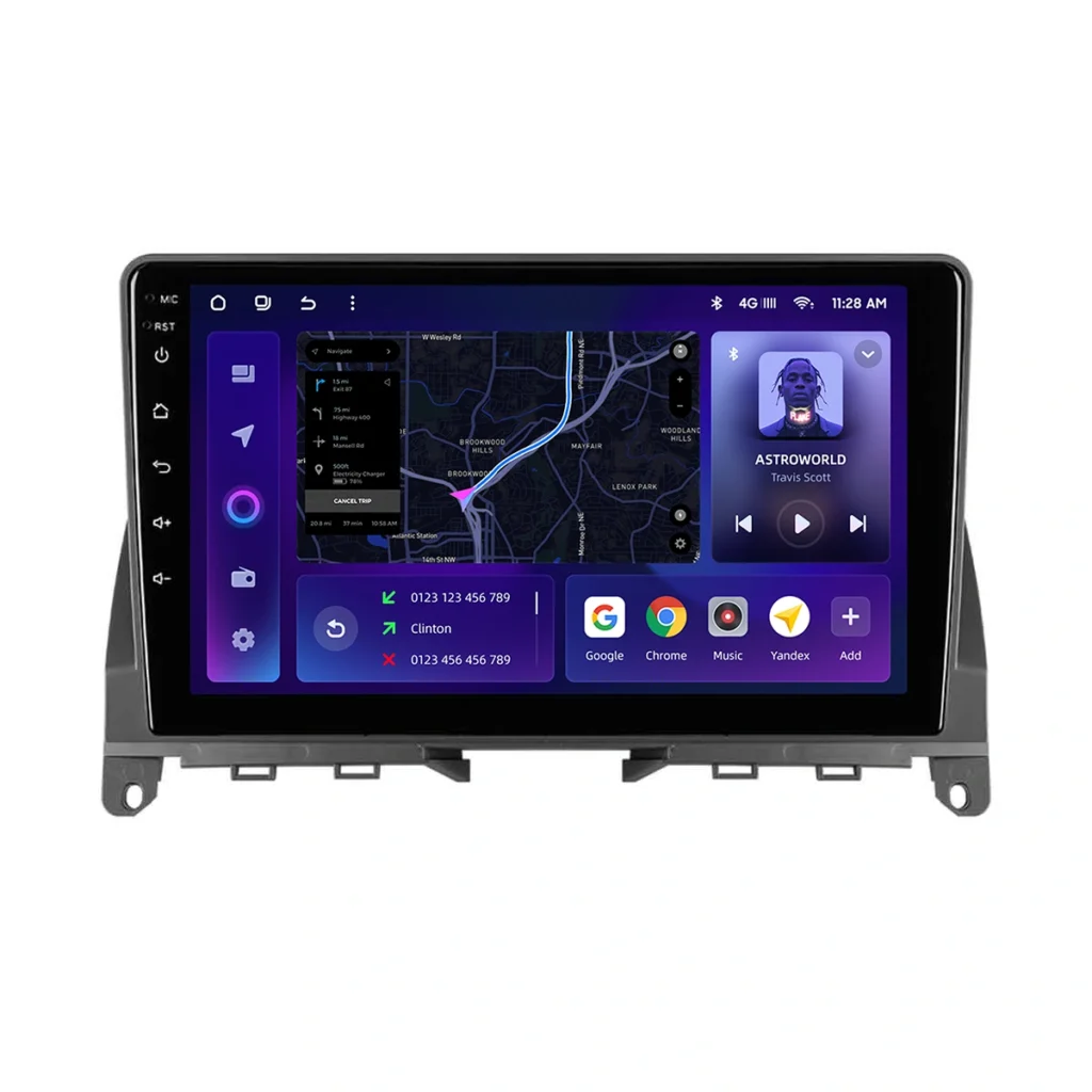 Navigatie auto MOSS M2 Mercedes-Benz CLK C209 2003-2010 4+32 GB