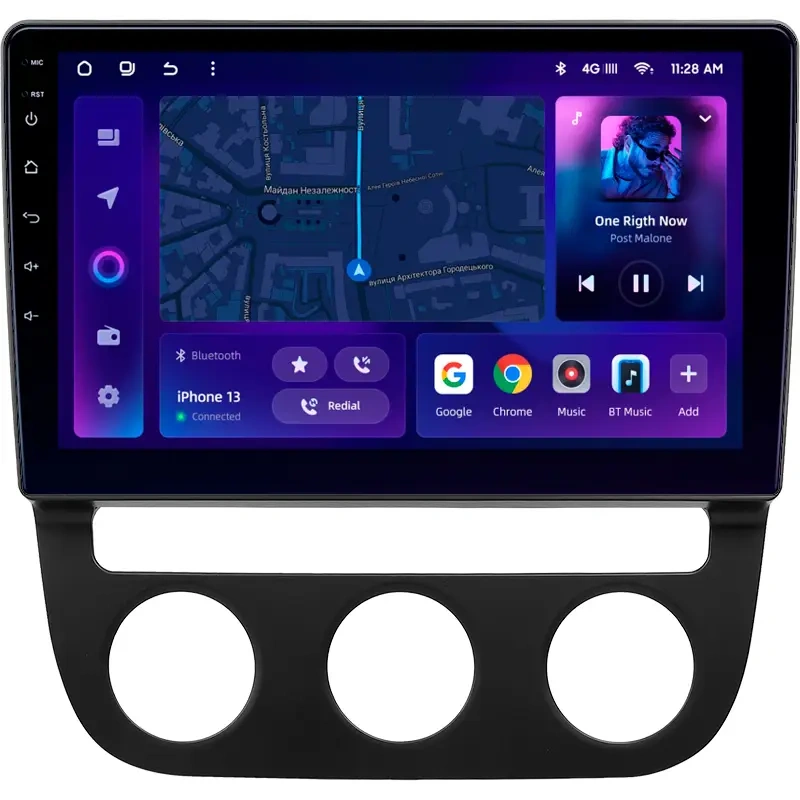 Navigatie auto MOSS M2 Volkswagen Jetta 5 2005-2010 4+32 GB